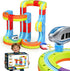 HEXIMANX 3D Infinity Cube Track Magnetic Electric Train Set for Kids 4 6