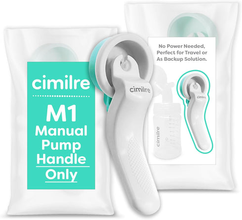 M1 Manual Breast Pump Handle, Converts Any Cimilre Collection Kit into a