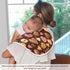 Bulletgxll Set 4, Hearts and Biscuits Unisex Baby Burp Cloths of Soft Absorbent Organic Cotton Muslin Burping Cloths