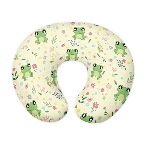 Kathyboom Cute Frogs Breastfeeding Pillowcase for Baby Girls Boys, Comfortable Nursing Pillow for