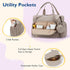Zhongzhi Mommy Personalized Name Diaper Bag Baby Stroller Organizer Large Capacity Maternity Bag with Insulated Pocket
