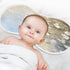 YETTASBIN Field White Flowers Muslin Baby Burp Cloth, Super Soft Absorbent Cotton Burp Rag Baby Bibs Feeding Cloth