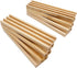 SUTIMSHE Set 8 Wooden Domino Racks/Trays of Natural Domino Trays Holders Organizer for Mexican Train Chickenfoot
