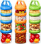 SELEWARE Portable Stackable Food Storage Containers for Snacks Formula Powder and Drinks