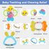 MOONTOY Baby Rattles Teether Set, 9PCS Sensory Toys for 0-12 Month Old Baby Boy Girl, Early Development Gifts