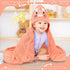 Sublaga 4 32x32 PCS Hooded Baby Towels, Soft Baby Towel, Absorbent Baby Bath Towel, Baby Towels and Baby Washcloths