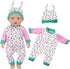 5 Sets 14-18 Inch 16 Inch UNICORN ELEMENT Baby Doll Clothes for Dolls, Baby Doll Pjs Clothes Outfits and Accessories