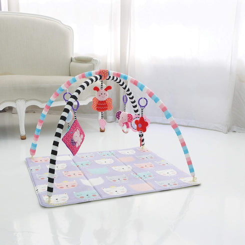 Kitty Activity Gym Mat for Baby Care