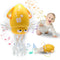Pbooo Magic Dancing Octopus Toy, Electric Crawling with LED Lights and Music,