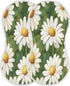YETTASBIN Daisy Flower Muslin Baby Burp Cloth, Super Soft Absorbent Cotton Burp Rag Baby Bibs Feeding Cloth for Newborn