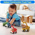 ZROPAW 2 3 4 5 Construction Toys for Toddlers Years Old, Sandbox Excavator Toy with Construction Truck Vehicles Dump