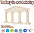 Taksa Toys Ancient Greek Facade Stem Toys - Unique Educational Stackable Building Blocks for Ages 7+