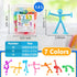 50 Pack Set,Humanoid GOLDGE Suction Cup Fidget Toys Sensory Toys for Kids with Autism, ADHD, & Stress Relief, Bath