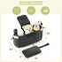 Seeseven Stroller Organizer Caddy with Insulated Cup Holder & Detachable Phone Purse, Lightweight Universal Stroller