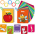 Toddler Flash Cards for Baby Cognitive Learning, Alphabet, Numbers, Shapes, Animals, First Words, Educational Toys