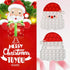 AIZIXIN Christmas Pop Bubble Fidget Sensory Toys, Santa Claus Squeeze Sensory Toys, Christmas Novelty Gifts for Kids