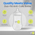 12 oz 9-12 3 (Set 3) Avima Baby Anti Colic Baby Bottles for Breastfed Babies - Fast Flow Nipples, Wide Neck Bottle, BPA