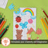 Mr. Pen- Blank Puzzle, 8 Pack, 28 Pieces/Pack, 5.5 x 8.1 Inches, White, Blank Jigsaw Puzzle Pieces to Draw on