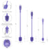 3 Set, A2S A-Brush Silicone Bottle Cleaner Brush, Piece Long Handle - Water Bottle Cleaner, Baby Bottle Nipple Brush