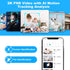 Cloarks 2K 2-Way 24/7, 2 Pack Pan/Tilt Security Camera, WiFi Indoor Camera for Home Security with AI Motion Detection
