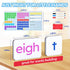265 Set JoyCat Phonics Magnetic Letter Tiles- Hooked on Phonics, ABC Reading Games with Word-Building Folder & Storage