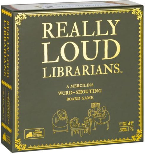 Exploding Kittens Really Loud Librarians - Fast-Paced Board Game for Adults and Kids Age 8 and Up
