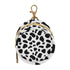 Cow Spots Round Pacifier Storage Case with Zipper, Portable Pacifier Case for
