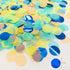 40 Pack Dinosaur Balloons, 12 Inch Orange Light Blue Fruit Green Latex with Confetti for Baby Shower Party