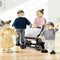 Tiny Land Wooden Dollhouse People Set, 5-Piece Poseable Wooden Doll Family with