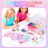 6+ 1200+ DIY Bracelet Making Kit for Kids Age Years Old, Kids Art and Craft Kit, Colorful Hair Ties Rubber Band