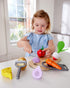 Set Hape Cooking Essentials Toy | Play Food Cutting Vegetables for Kids, Wooden Food Kitchen Accessory Toys