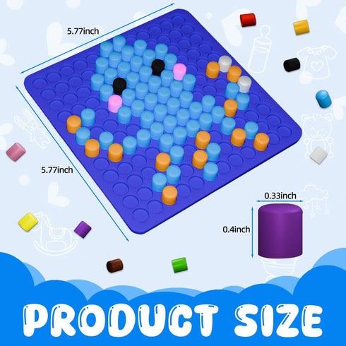 500 10 Counting STEM Toys Pixel Art Kit for Kids, Pcs Colors Pixel Bricks Challenge Fine Motor Skills Game Educational