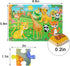 Wooden Jigsaw Puzzles for Kids Ages 3-5 - 6 Pack, 30 Pieces Colorful Educational Learning Toys