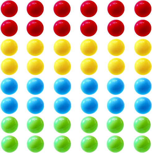 48Pcs Game Replacement Marbles Balls for Hungry Hungry Hippos