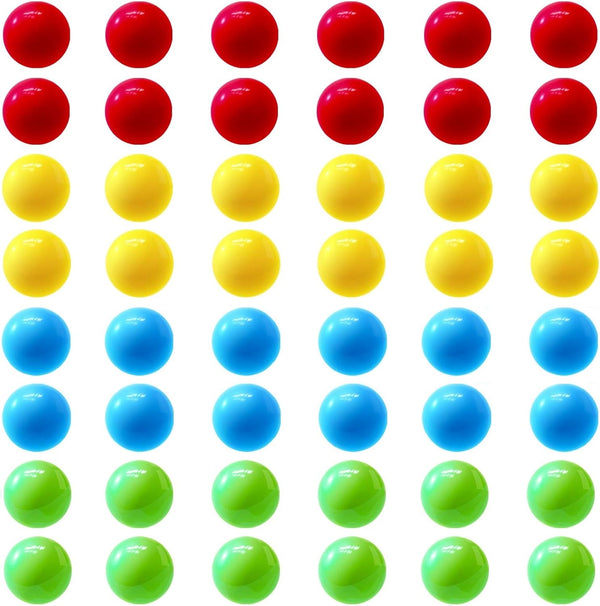 48Pcs Game Replacement Marbles Balls for Hungry Hungry Hippos