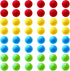 48Pcs Game Replacement Marbles Balls for Hungry Hungry Hippos