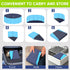 PUPTILY Swimming 6mm Set 63" Dog Pool, Foldable Pet Pool with High-Strength PP Board, Hard Plastic Collapsible Doggy
