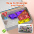 80PCS Set 4-8 3+ Mini Magnetic Tiles, Diamond Pattern Travel Magnetic Tiles Building with Case, Construction Toys