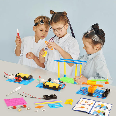 STEM Science Kits for Kids Age 8-12, Engineering Projects Activity Robot Building Craft Kit