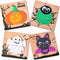 4 Pack Halloween Wooden Puzzles for Kids, Boys Girls Toddlers Halloween Jigsaw Toys for Party Favors and Treats