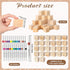 Aisharery 117 52 24 1 40 Pcs Baby Shower Blocks to Decorate Game Kit Includes Wooden Blocks Markers Game Sign Templates