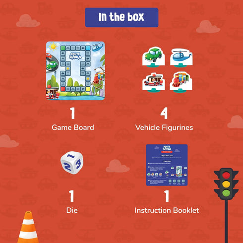 Ultimate Rush Home Route Rivals: Race to Navigate Four Zones—Water, Road, Cloud & Railroad Board Games for Family Night