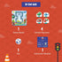 Ultimate Rush Home Route Rivals: Race to Navigate Four Zones—Water, Road, Cloud & Railroad Board Games for Family Night