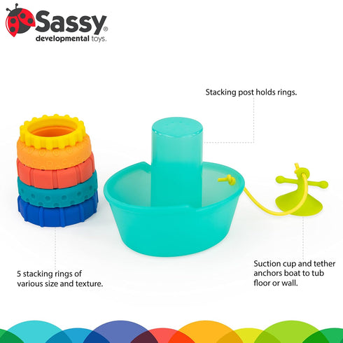 STACKIN' Ship TUB Toy for Fun Playtime.