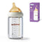 YOUKEBEI Natural Nursing Glass Baby Bottle - with Anti-Colic Vent System - BPA-Free,
