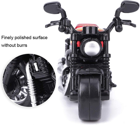 Motorcycle Model - Alloy Small Motorbike Car Model, Pull Back Miniature for Cake Toppers and Gifts