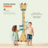 4ft Wooden Growth Chart for Kids Wall Height Chart for Children, Easy Install No Tools Needed, Track Height Up