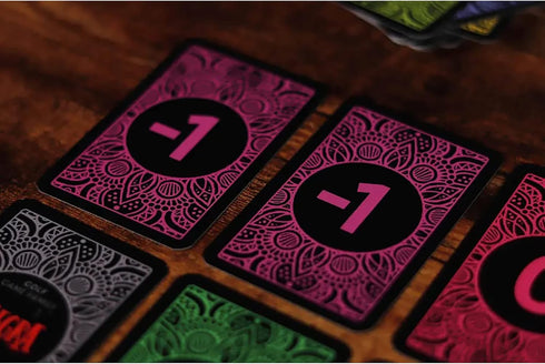 IELLO Allegra Card Game - Family Game for Ages 8+, 2-6 Players, Keep Your Score Low, 30 Min Playtime