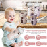 2 Pack 8 oz, Silicone Sleeves with Easy-Grip Handle for Avent Natural Glass Bottles, Anti Breakage Baby Bottle Holder