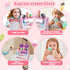 Counter Playset 3+ WHOHOLL Wooden Ice Cream for Toddler Girl Toys, Play Store Pretend Toy Food Play Kitchen Accessories